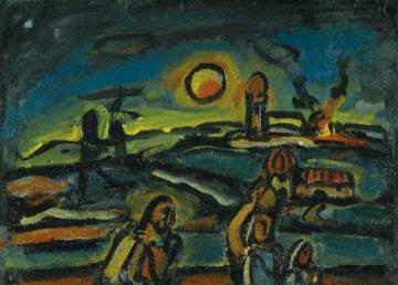 Biblical Landscape Artwork by Georges Rouault
