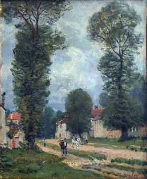 Route to Versailles Artwork by Alfred Sisley