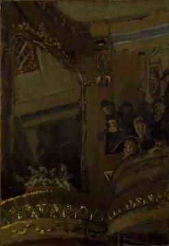 The Old Bedford Music Hall Artwork by Walter Richard Sickert