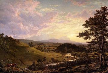 View Near Stockbridge, Mass. Artwork by Frederic Edwin Church