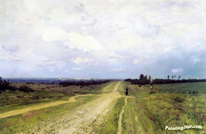 The Vladimir's Road Artwork by Isaac Ilich Levitan