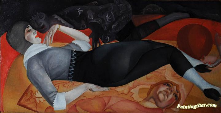 The Circus Artist's Dream Artwork by Boris Grigoriev