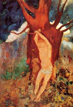 The Martyrdom Of Saint Sebastian Artwork by Odilon Redon