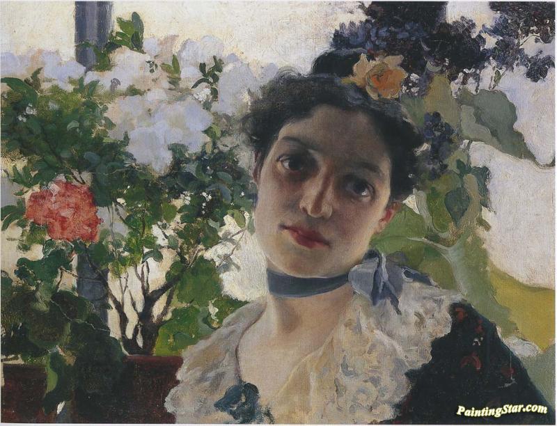 Portrait of Clothilde Artwork by Joaquin Sorolla y Bastida