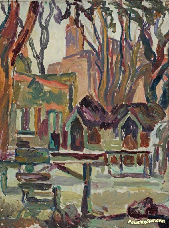 Jack Straw's Castle, Hampstead Artwork by Duncan Grant