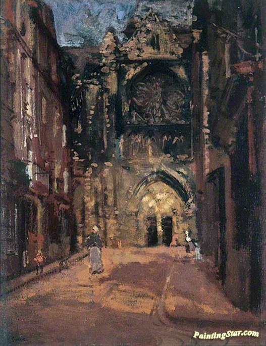 St Jacques, Dieppe, France Artwork by Walter Richard Sickert