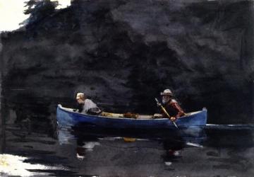Scene in the Adirondacks Artwork by Winslow Homer