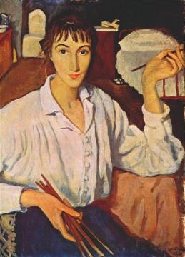 Self-Portrait Artwork by Zinaida Serebriakova