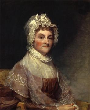Abigail Smith Adams Artwork by Gilbert Stuart