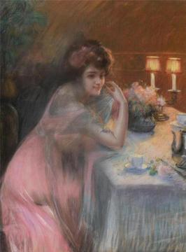 After Dinner Artwork by Delphin Enjolras