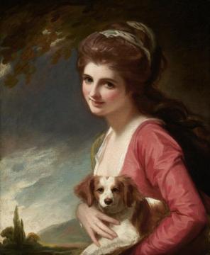 Lady Hamilton As Nature Artwork by George Romney