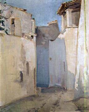 Calle De Pueblo Artwork by Salvador Tuset Tuset