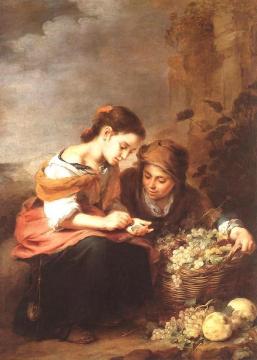 The Little Fruit Seller Artwork by Bartolomé Esteban Murillo