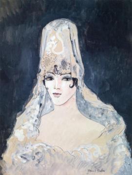 Woman in Spanish Dress (Pilar) Artwork by Francis Picabia