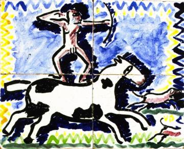 Archer On Horseback Artwork by Kees Van Dongen