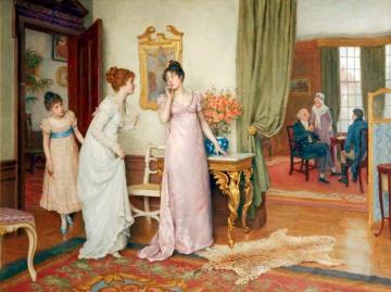 Anxious Moments Artwork by Charles Haigh Wood