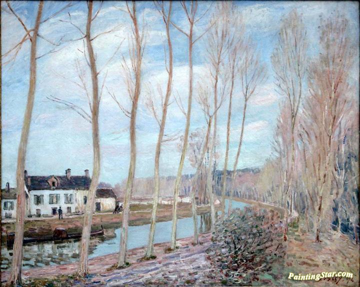River Loing Artwork by Alfred Sisley