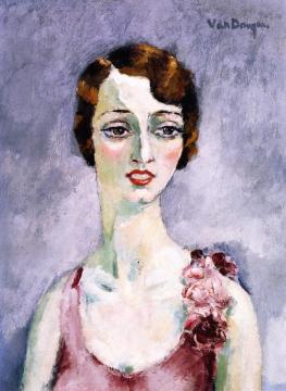 Portrait Of A Woman Artwork by Kees Van Dongen