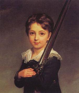 Portrait Of A Young Boy Artwork by Elisabeth Vigee Le Brun