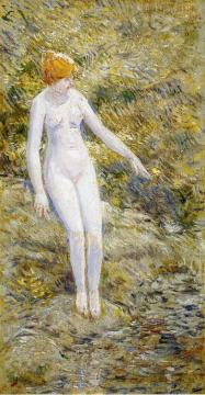 The Butterfly Artwork by Frederick Childe Hassam