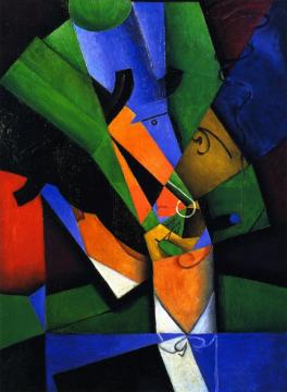 The Smoker Artwork by Juan Gris