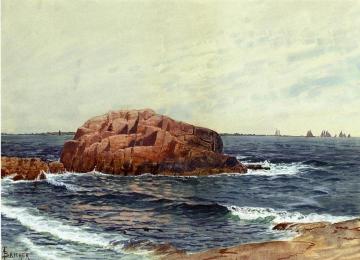Rocks near the Coast Artwork by Alfred Thompson Bricher
