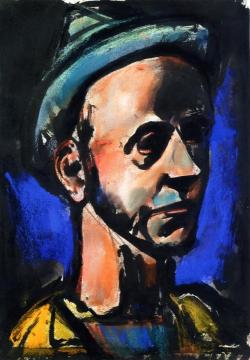 Près des fortifications désertiques, je naquis Artwork by Georges Rouault