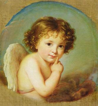 Prince Boris Nicholaevitch Youssoupov, as Cupid Artwork by Elisabeth Vigee Le Brun