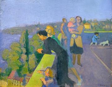 Terrasse à Thonon Artwork by Maurice Denis