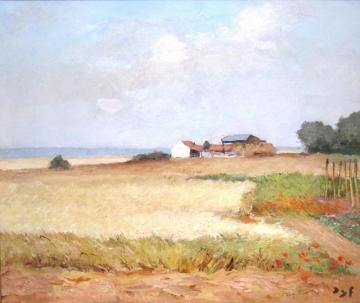 Kitchen Garden In Brittany Artwork by Marcel Dyf