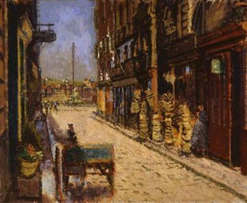 The Basket Shop, Rue St Jean, Dieppe, France Artwork by Walter Richard Sickert