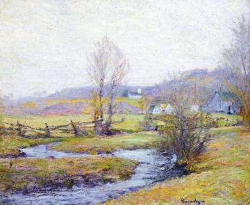 Early Spring, Pleasant Valley, Connecticut Artwork by Robert Vonnoh