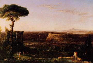 Italian Scene, Composition Artwork by Thomas Cole