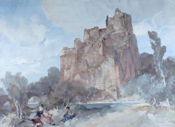 Picnic at la Roida Artwork by Sir William Russell Flint