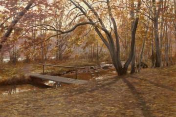 Autumn Landscape Artwork by Johan Krouthén