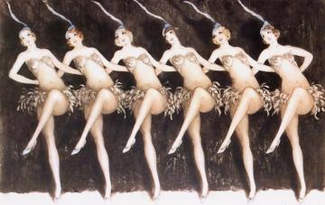 Follies Artwork by Louis Icart