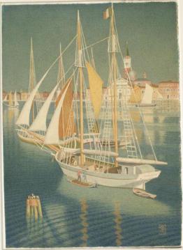 Ships From The Adriatic, Venice Artwork by Joseph Edward Southall
