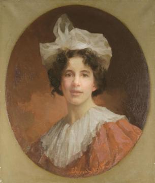Portrait Of Bessie Potter Vonnoh Artwork by Robert Vonnoh