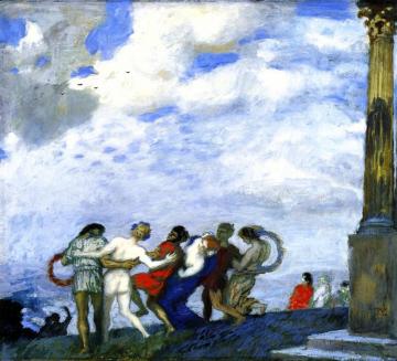 Round Dance Artwork by Franz von Stuck
