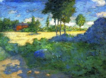 The Farmer's Lawn Artwork by Julian Alden Weir