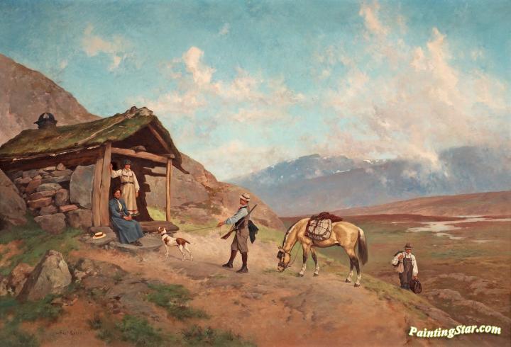 The Visit Artwork by Axel Hjalmar Ender