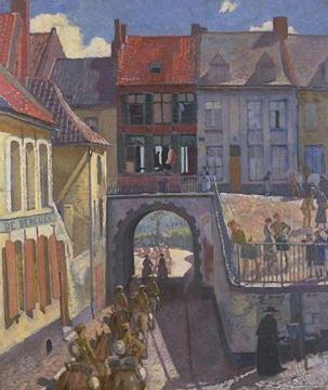 The Household Brigade, Ypres Salient Artwork by Sir William Orpen