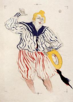 The Sailor's Sopng, At The 'star', Le Havre Artwork by Henri de Toulouse-Lautrec