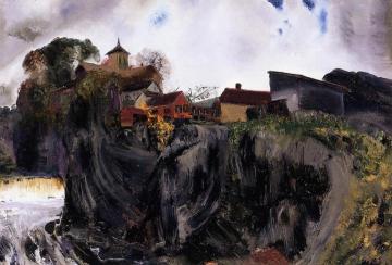 Cliffs at Eddyville Artwork by George Wesley Bellows