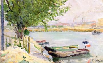 Asnieres Artwork by Paul Signac