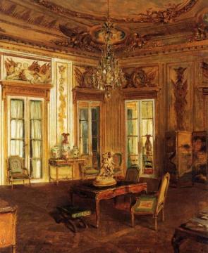 Salon Des Aigles, Hotel Crillon Artwork by Walter Gay