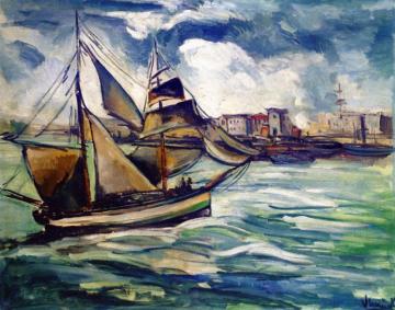 Yacht In Southampton Artwork by Maurice De Vlaminck