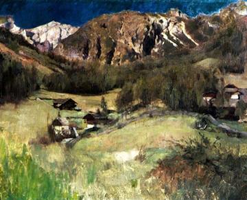 Landscape From Tyrol Artwork by Carl Eduard Schuch