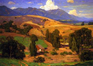 A Foothill Ranch Artwork by William Wendt