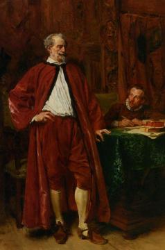 Diderot and his Scribe Artwork by Jean Louis Ernest Meissonier